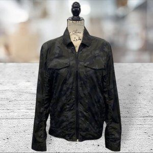 Calvin Klein Jeans Green Camouflage Jacket Small